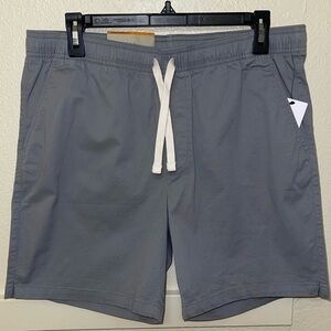 Gray Drawstring Shorts